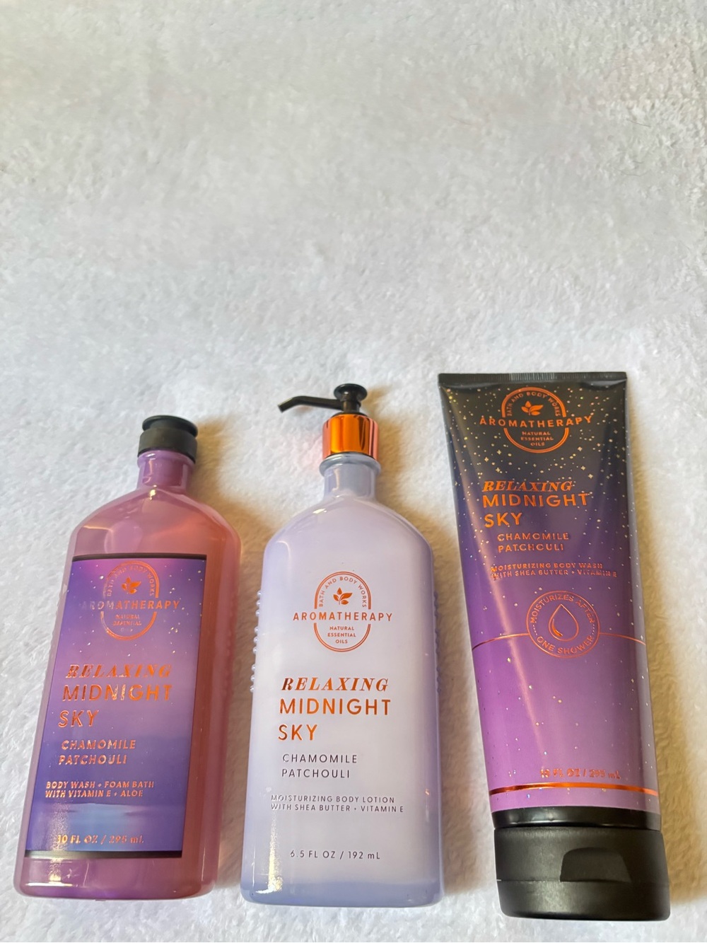 NWT Relaxing Midnight Sky Aromatherapy Bundle!